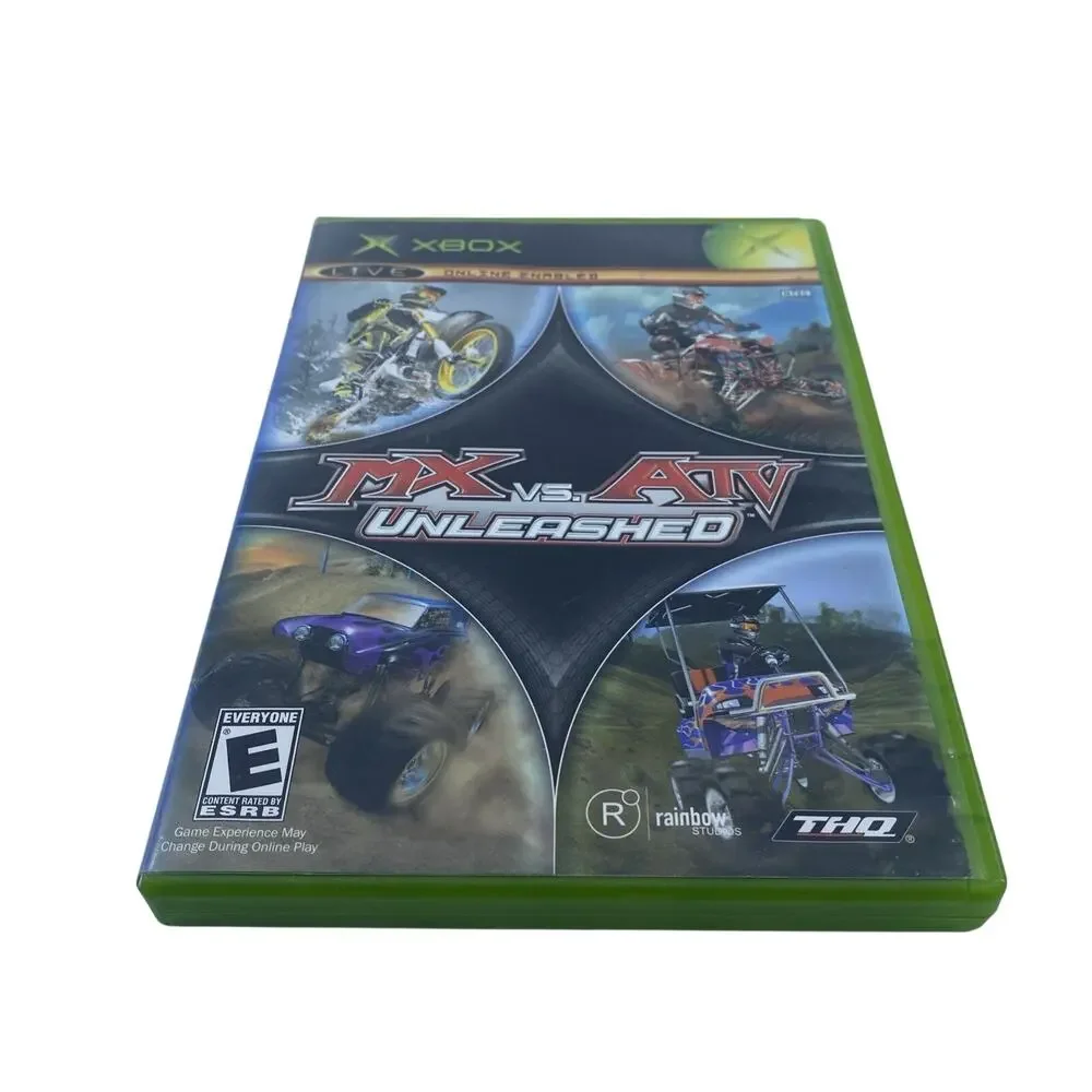 MX vs. ATV Unleashed (Original Xbox) Black Label CIB Complete in Box Tested